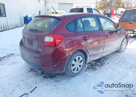 2012 Subaru Impreza 2.0I from USA, damaged, VIN JF1GPAA69CH238721